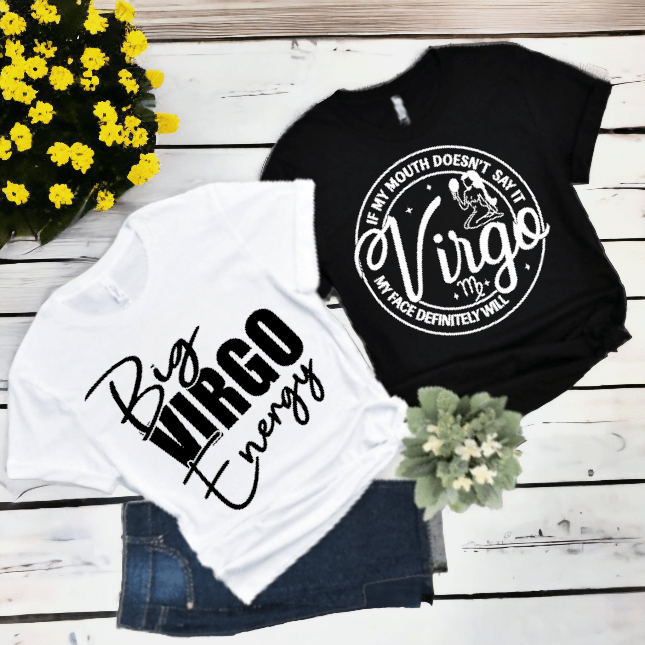 Virgo Zodiac Print, Women & Unisex T-shirt, CLEARANCE SALE small Size  Unisex Free Shipping on Purchases Over 20 USD 