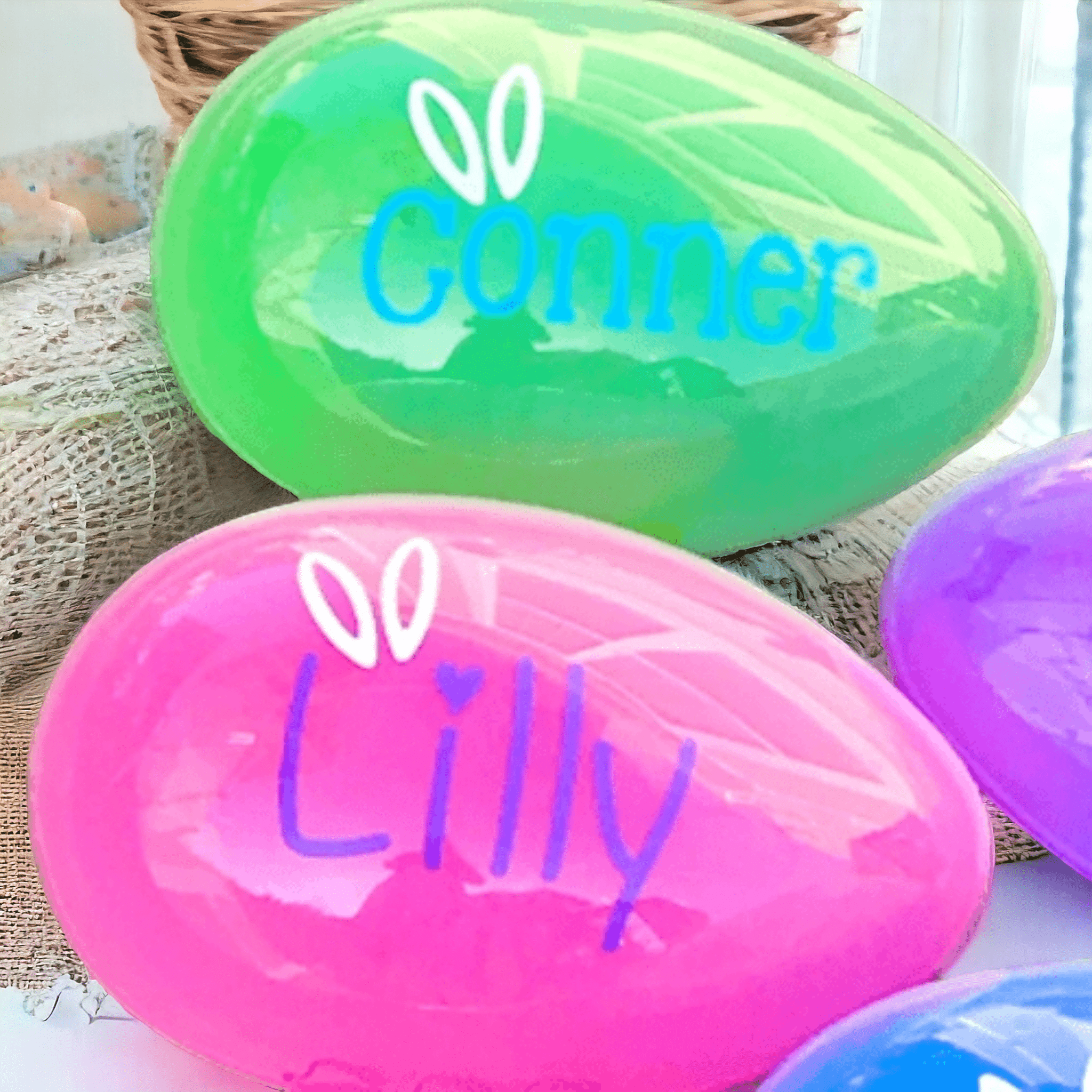 Jumbo Kids Easter Eggs, Kids Easter Basket Stuffers, Personalized Easter Eggs, Fillable Easter Egg, Jumbo Easter Egg, Kids Easter Gifts - Urijah's TreasuresUrijah's TreasuresCustomEaster