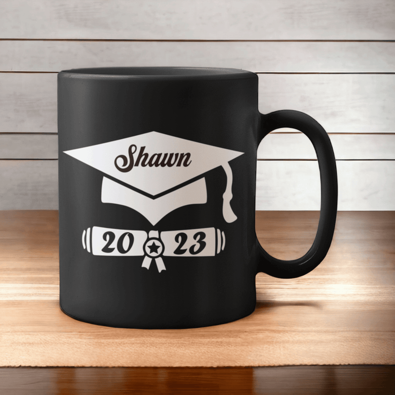 11oz Personalized 2023 Graduation Coffee Cup Coffee Mug 2023 Graduation Gift for him gift for her - Urijah's TreasuresUrijah's TreasuresGraduation