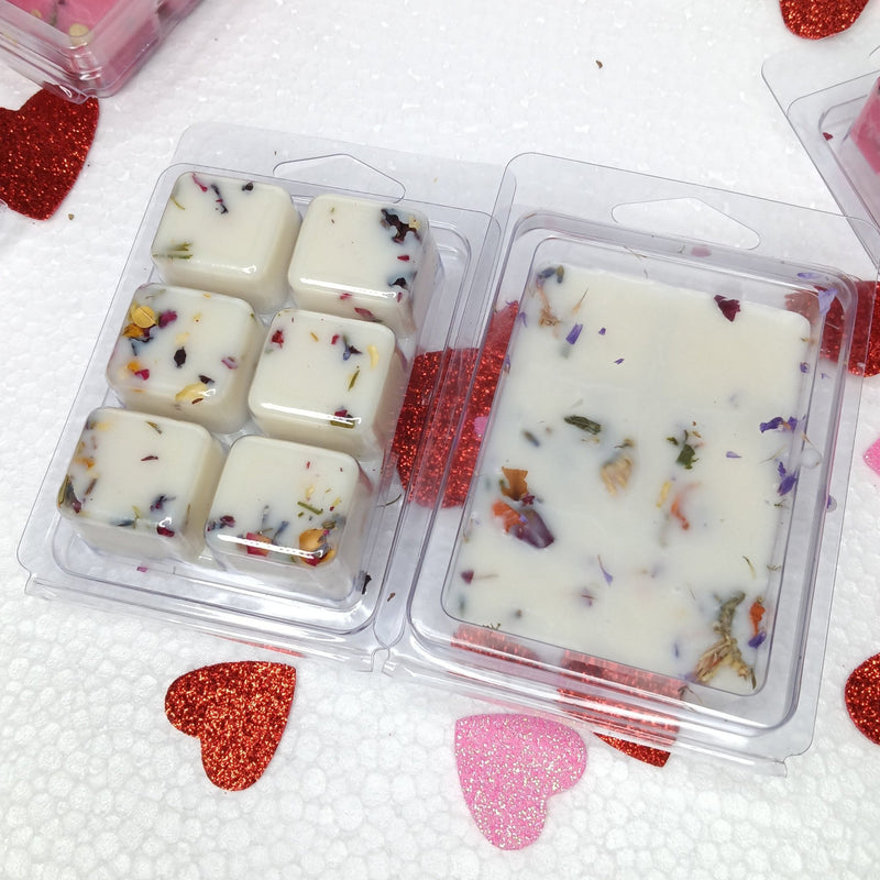 4 Personalized Valentine’s Day Wax Melts-2 White & 2 Pink-strong wax tart melts - soy blend wax melts - wax melts cubes for warmer - cheap lasting wax melts - Urijah's TreasuresUrijah's TreasuresCustomValentine's Day