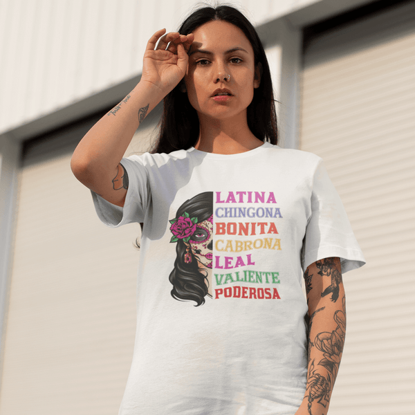 Chingona Bonita Cabrona Leal T-Shirt - Urijah's TreasuresUrijah's TreasuresLatina