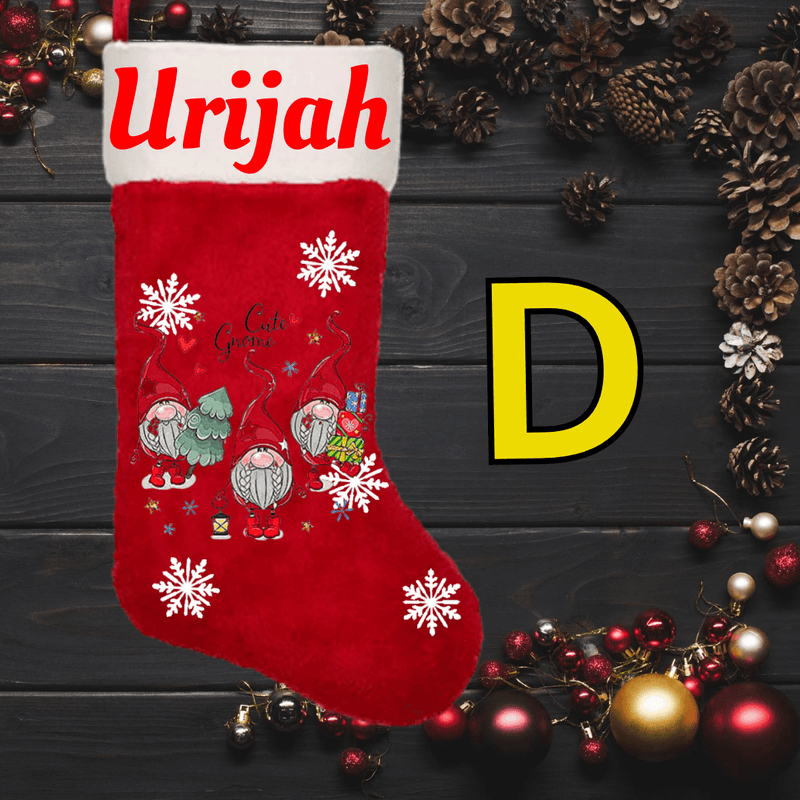 Custom Personalized Christmas Stocking - Urijah's TreasuresUrijah's TreasuresChristmasCustom