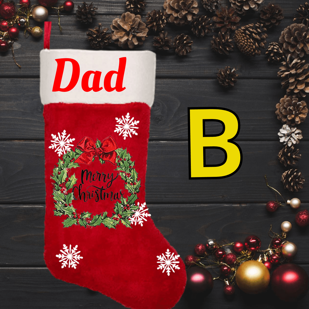 Custom Personalized Christmas Stocking - Urijah's TreasuresUrijah's TreasuresChristmasCustom