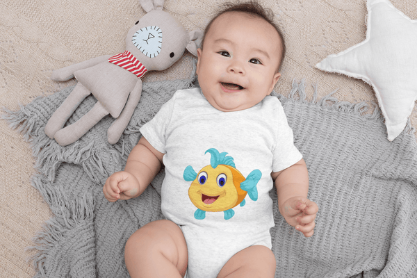 Cute Fish Infant Bodysuit - urijahstreasuresurijahstreasuresBabyBodysuit