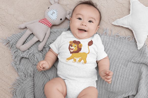 Cute Lion Infant Bodysuit - urijahstreasuresurijahstreasuresBabyBodysuit