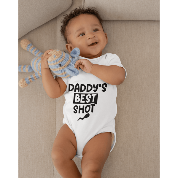 Daddy's Best Shot Infant Bodysuit - urijahstreasuresurijahstreasuresBabyBodysuit