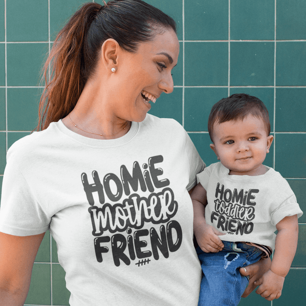 Homie Mother Friend Mommy and Me T-Shirt - Urijah's TreasuresUrijah's TreasuresMommy and MeNew Arrivals
