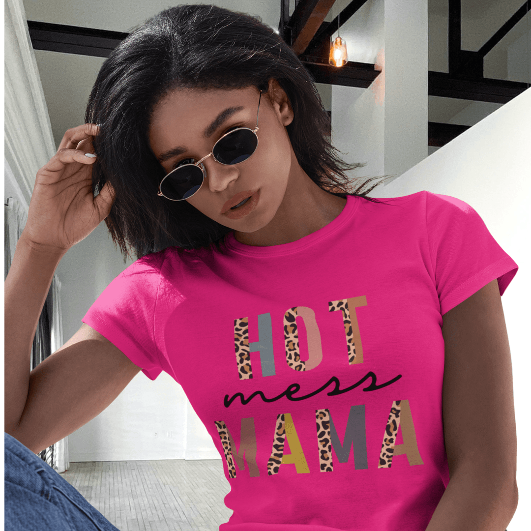 Honey Dew Melanin Ladies-t-shirt Pink XL