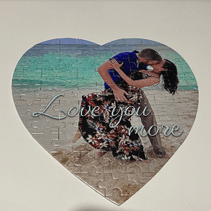 Love Heart Valentines Day Puzzle Personalized Gift with Your Photo or Art - Urijah's TreasuresUrijah's TreasuresCustomValentine's Day