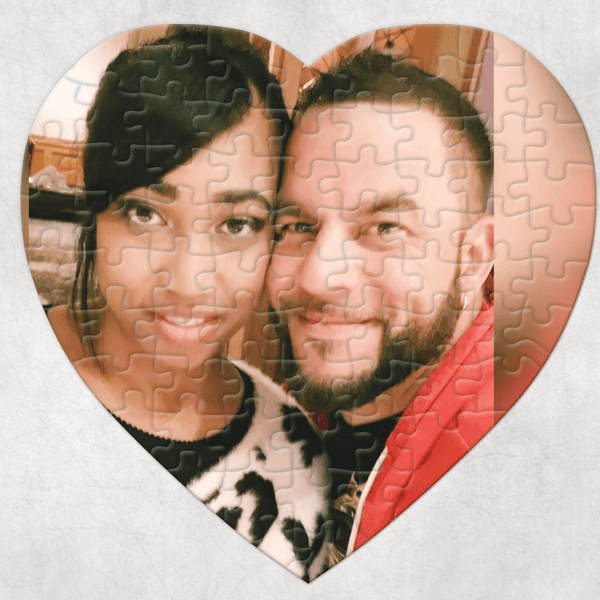 Love Heart Valentines Day Puzzle Personalized Gift with Your Photo or Art -  Urijah's Treasures