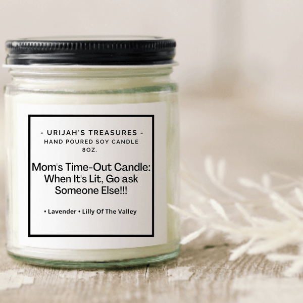 Momlife - Soy Glass Sayings Candle