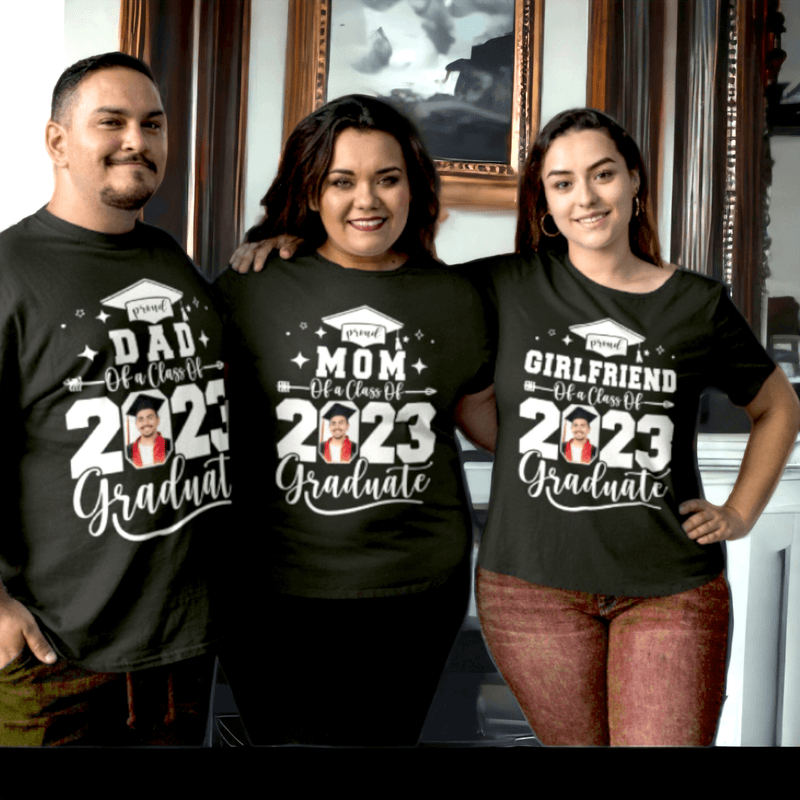Personalized Graduation Family Shirts, Graduation Family Matching 2023 Shirt, Custom Picture graduation Shirt, Matching Family Graduate Shirt - Urijah's TreasuresUrijah's TreasuresGraduation