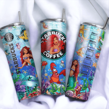 Mermaid's Delight: 20oz Stainless Steel Tumbler with Magical Vibes