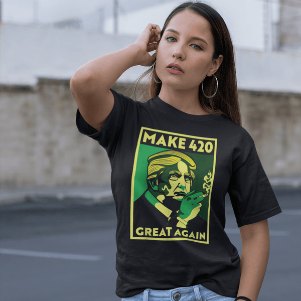 Trump Make 420 Great Again T-Shirt - Urijah's TreasuresUrijah's TreasuresCannaRastafari