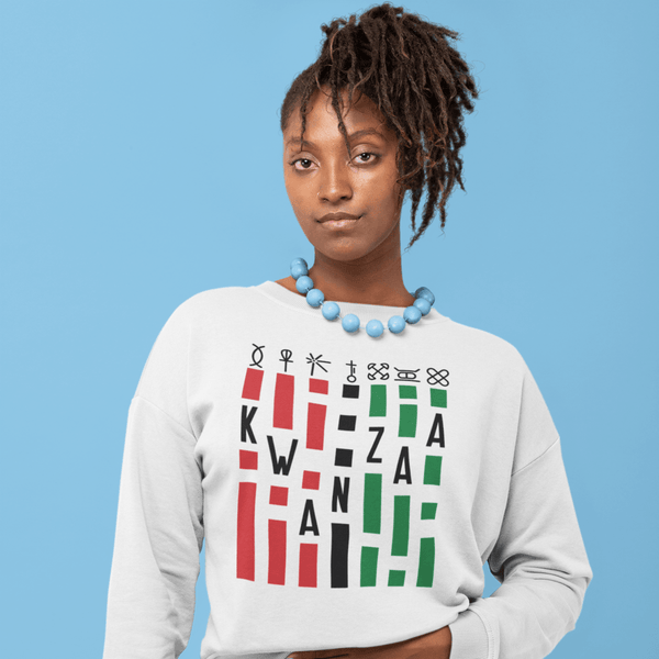 Unisex Kwanzaa Celebration Sweatshirt, Black Christmas Sweatshirt, African Holiday Sweatshirt, Peace love Kwanzaa ,Women's Kwanzaa Sweatshirt, Happy Kwanzaa Sweatshirt, Kwanzaa Gift - Urijah's TreasuresUrijah's TreasuresKwanzaa