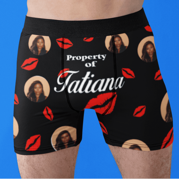 Valentine's Day boxer briefs with face, Face boxer briefs, Gag Gift, Anniversary boxer briefs with face, photo boxers, Valentine's gift for him, valentine's gift for husband, Custom Underwear - Urijah's TreasuresUrijah's TreasuresCustomValentine's Day
