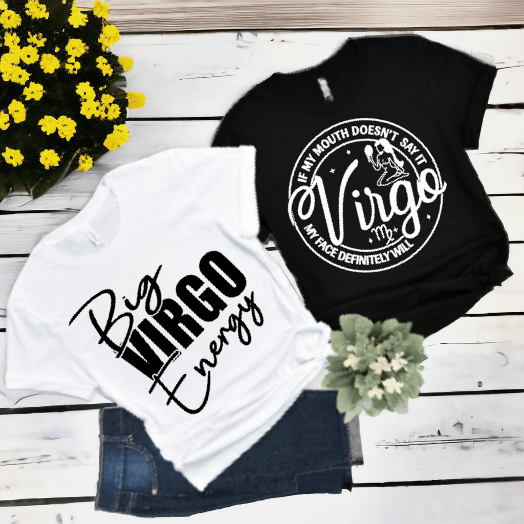 Virgo Zodiac Print, Women & Unisex T-shirt, CLEARANCE SALE small